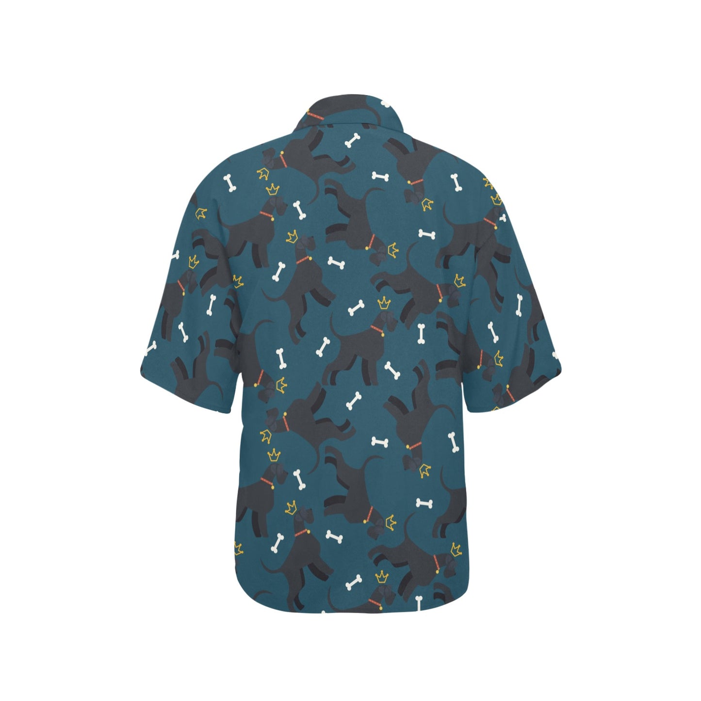 Schnauzers Pattern Print Design A04 Women's Hawaiian Shirt
