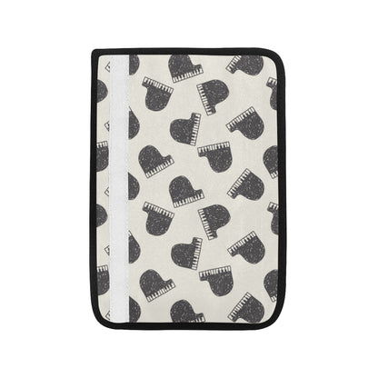 Piano Pattern Print Design 04 Car Seat Belt Cover