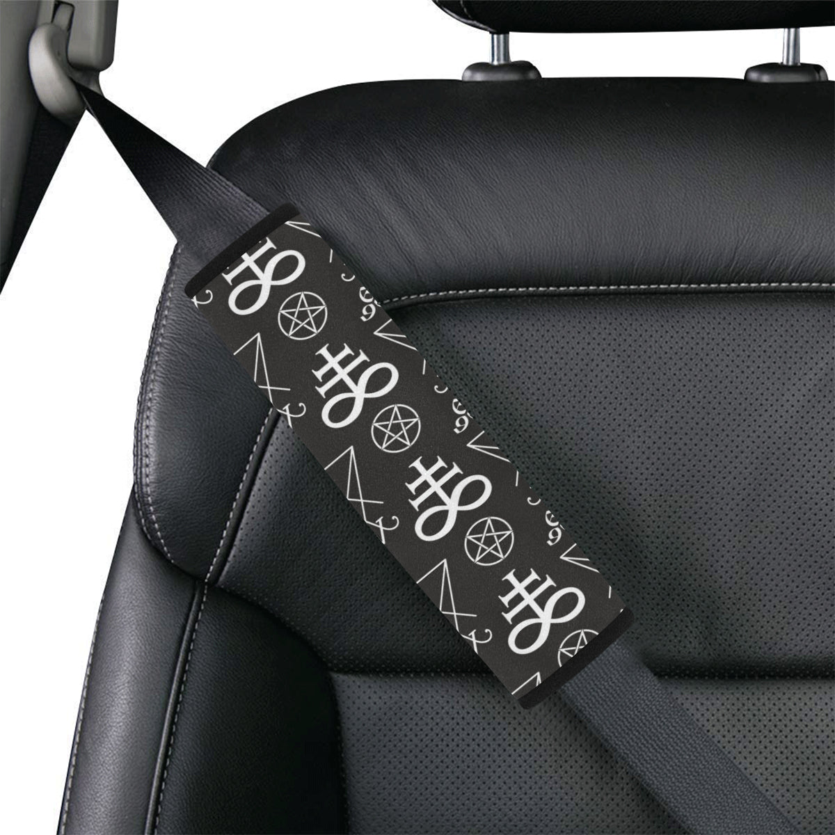 Pentagram Pattern Print Design A04 Car Seat Belt Cover