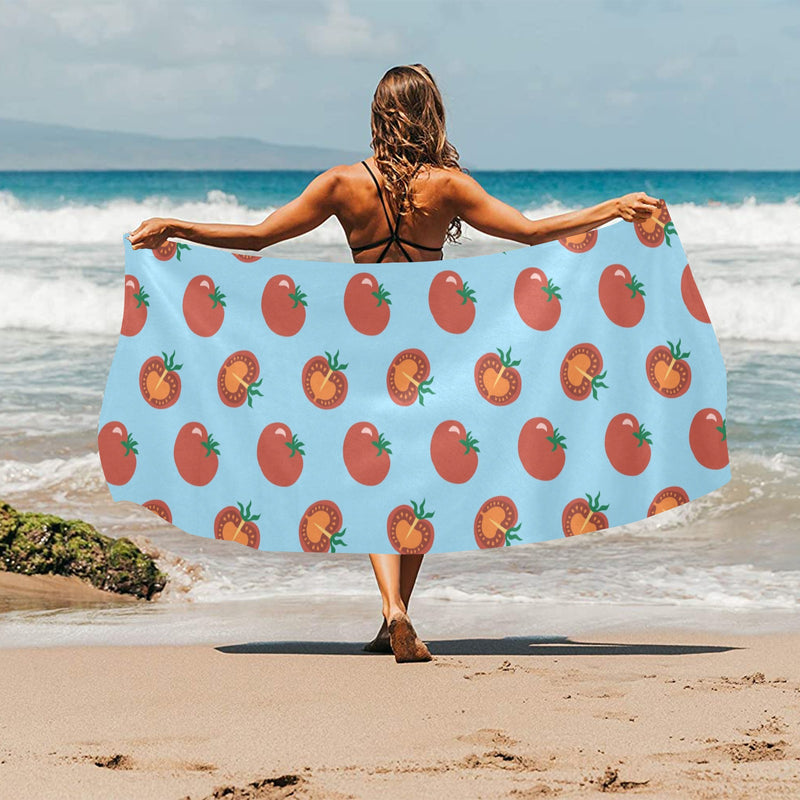 Tomato Print Design LKS304 Beach Towel 32" x 71"