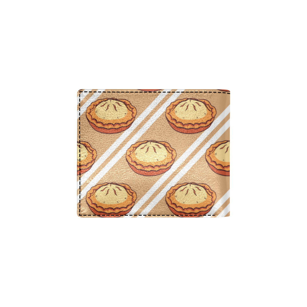 Pie Pattern Print Design A02 Men's ID Card Wallet