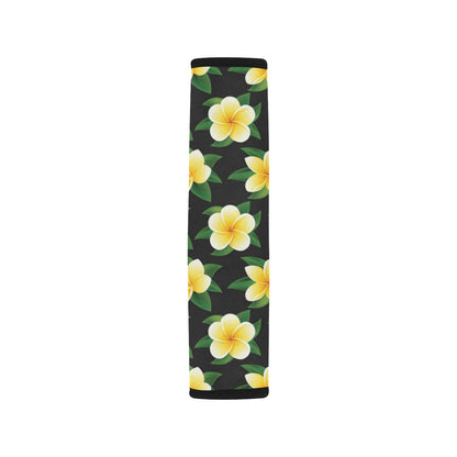 Plumeria Pattern Print Design A03 Car Seat Belt Cover