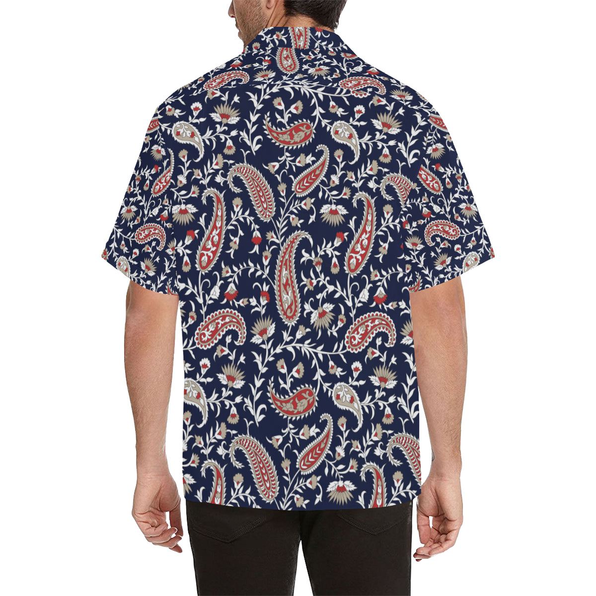 Paisley Pattern Print Design A05 Men's Hawaiian Shirt