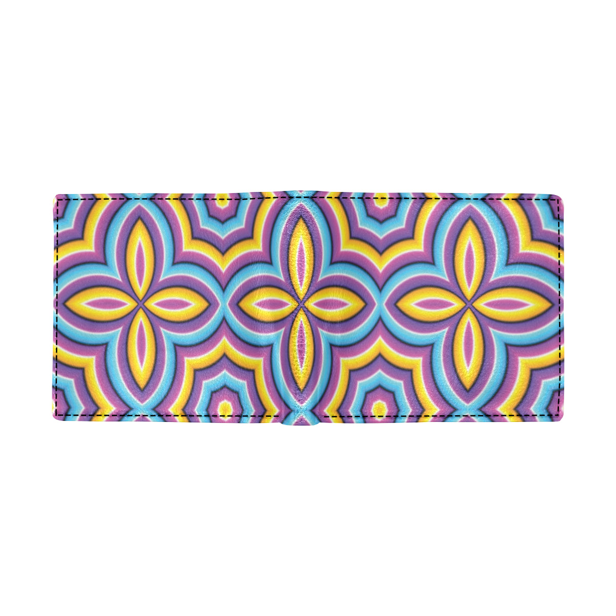 Optical illusion Pattern Print Design A03 Men's ID Card Wallet