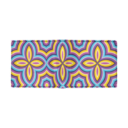 Optical illusion Pattern Print Design A03 Men's ID Card Wallet