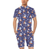 Snowboard Bear Print Design LKS305 Men's Romper