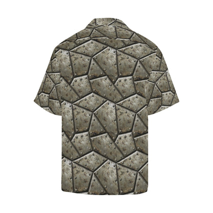 Armor Pattern Print Design 01 Men's Hawaiian Shirt