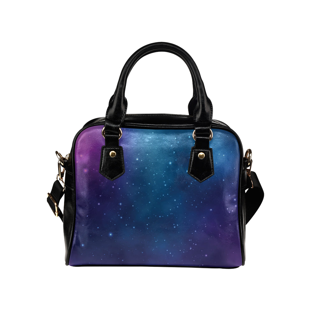 Nebula Pattern Print Design A01 Shoulder Handbag