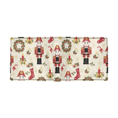 Nutcracker Pattern Print Design A01 Men's ID Card Wallet