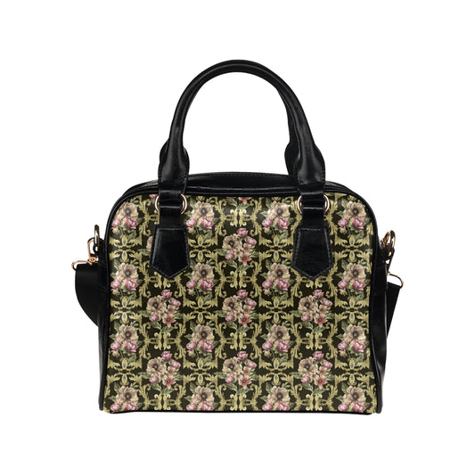 Baroque Pattern Print Design 02 Shoulder Handbag