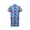 Angel Little Pattern Print Design 02 Men's Romper