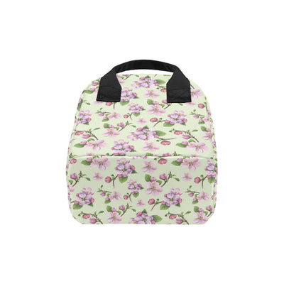 Apple blossom Pattern Print Design AB05 Insulated Lunch Bag