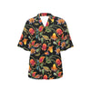 Tulip Boho Pattern Print Design TP09 Women's Hawaiian Shirt