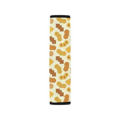 Cookie Pattern Print Design 06 Car Seat Belt Cover