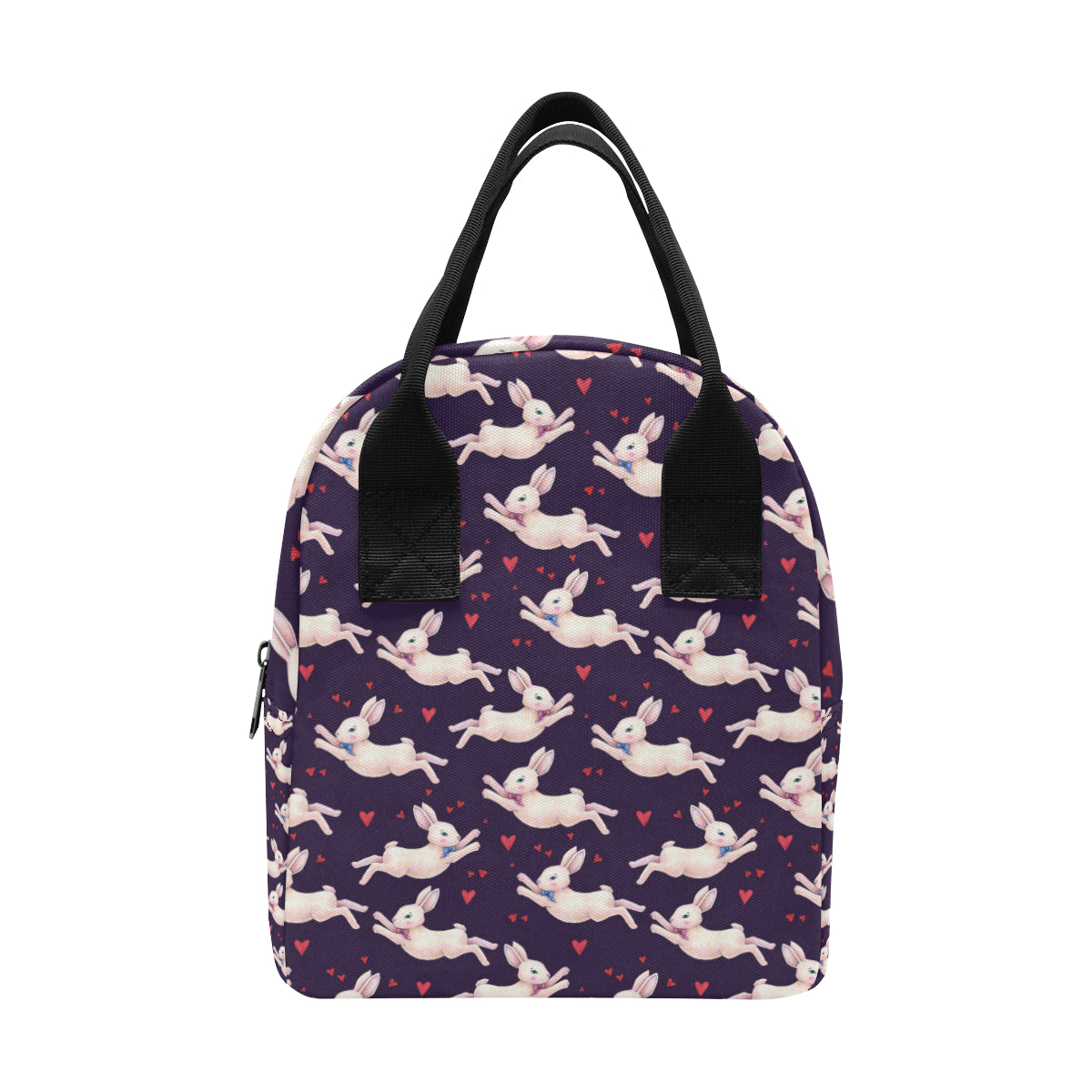 Rabbit Pattern Print Design RB016 Insulated Lunch Bag