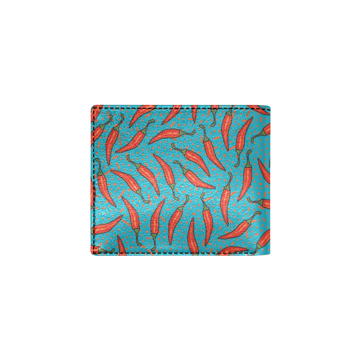 Chilli Pepper Pattern Print Design 05 Men's ID Card Wallet