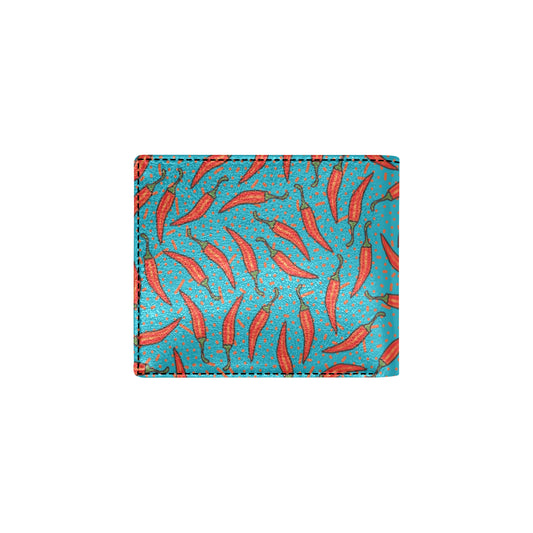 Chilli Pepper Pattern Print Design 05 Men's ID Card Wallet