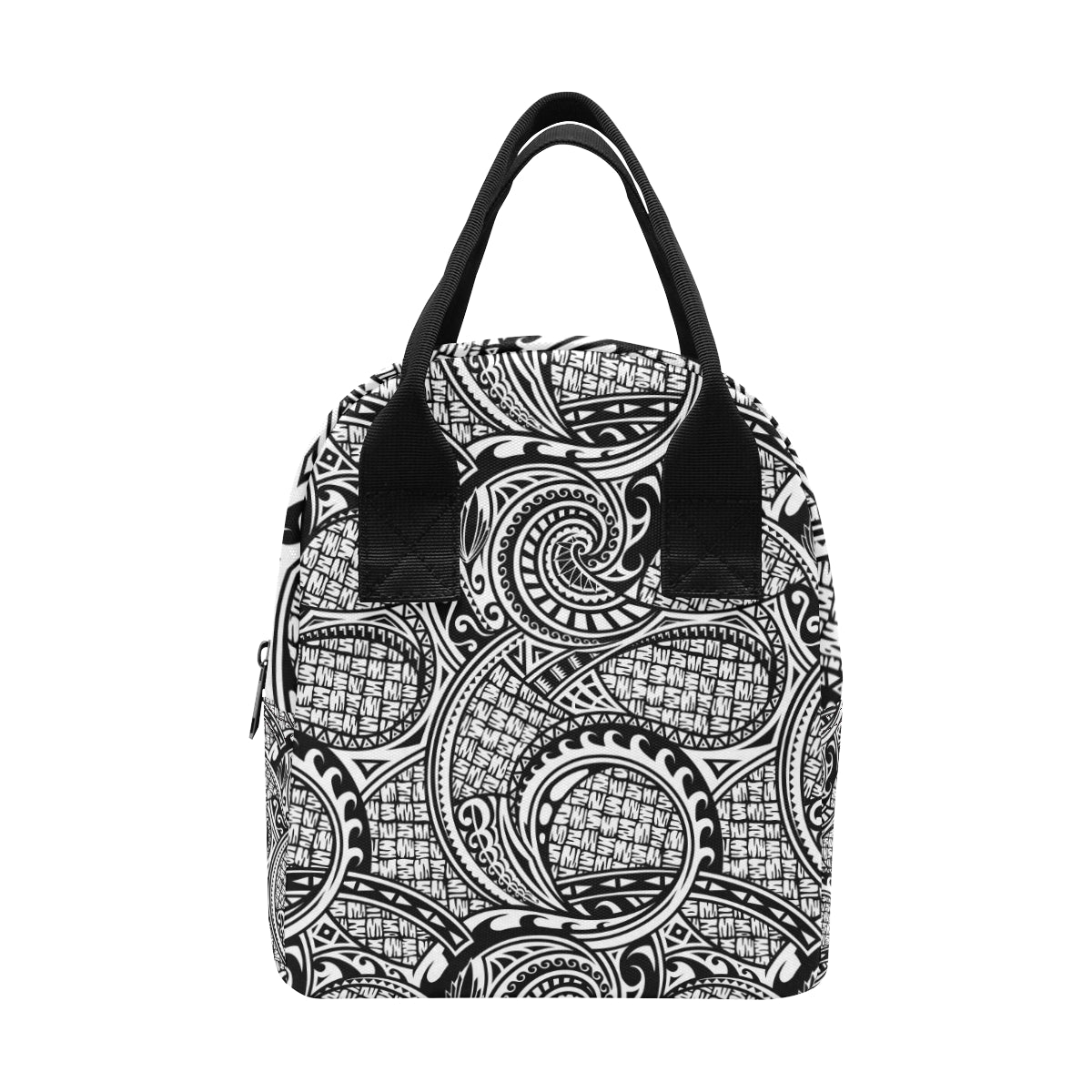 Polynesian Tribal Pattern Insulated Lunch Bag