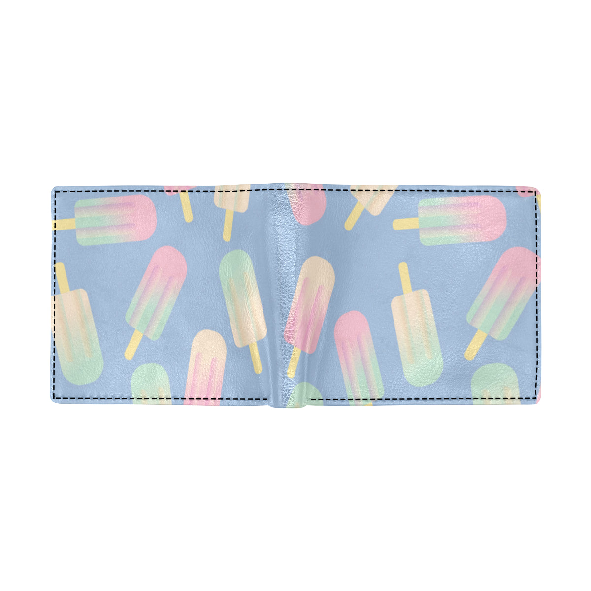 Ice Cream Pattern Print Design 05 Men's ID Card Wallet