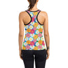 Daisy Pattern Print Design DS05 Women's Racerback Tank Top