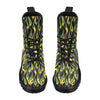 Flame Fire Yellow Pattern Women's Boots