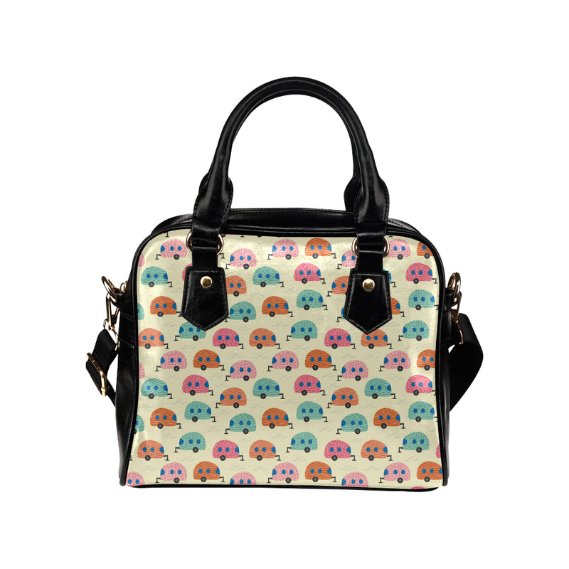 Camper Pattern Print Design 06 Shoulder Handbag