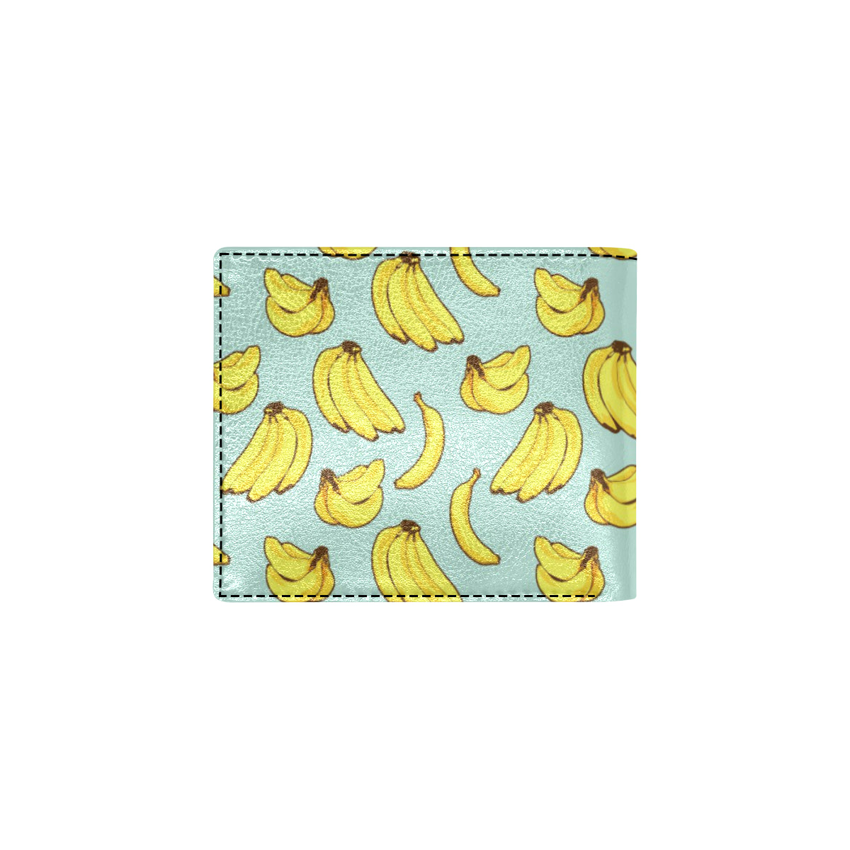 Banana Pattern Print Design BA04 Men's ID Card Wallet