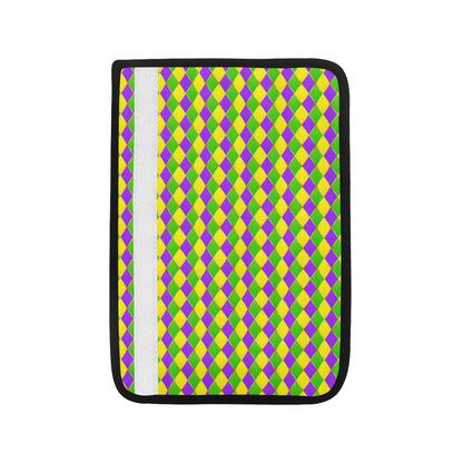Mardi Gras Pattern Print Design 01 Car Seat Belt Cover