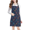 Anchor Pattern Print Design 05 Apron with Pocket