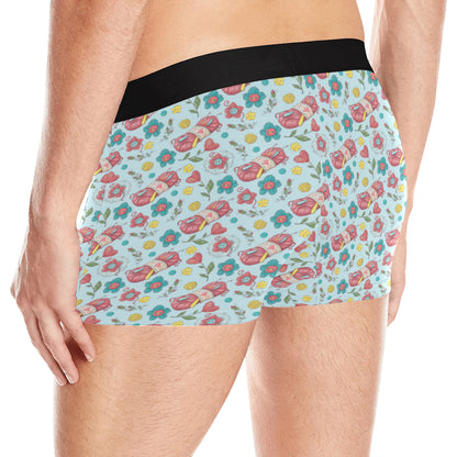 Crochet Pattern Print Design 01 Men's Boxer Briefs