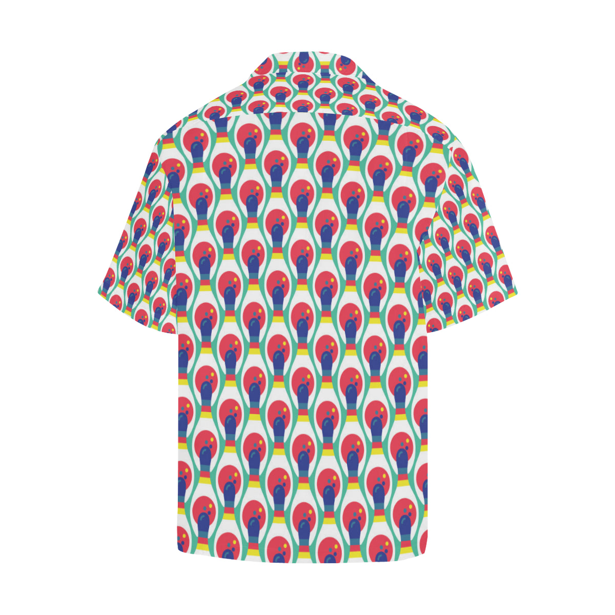 Bowling Pattern Print Design 05 Men's Hawaiian Shirt