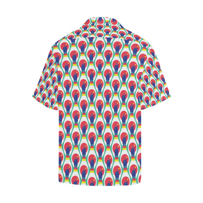 Bowling Pattern Print Design 05 Men's Hawaiian Shirt