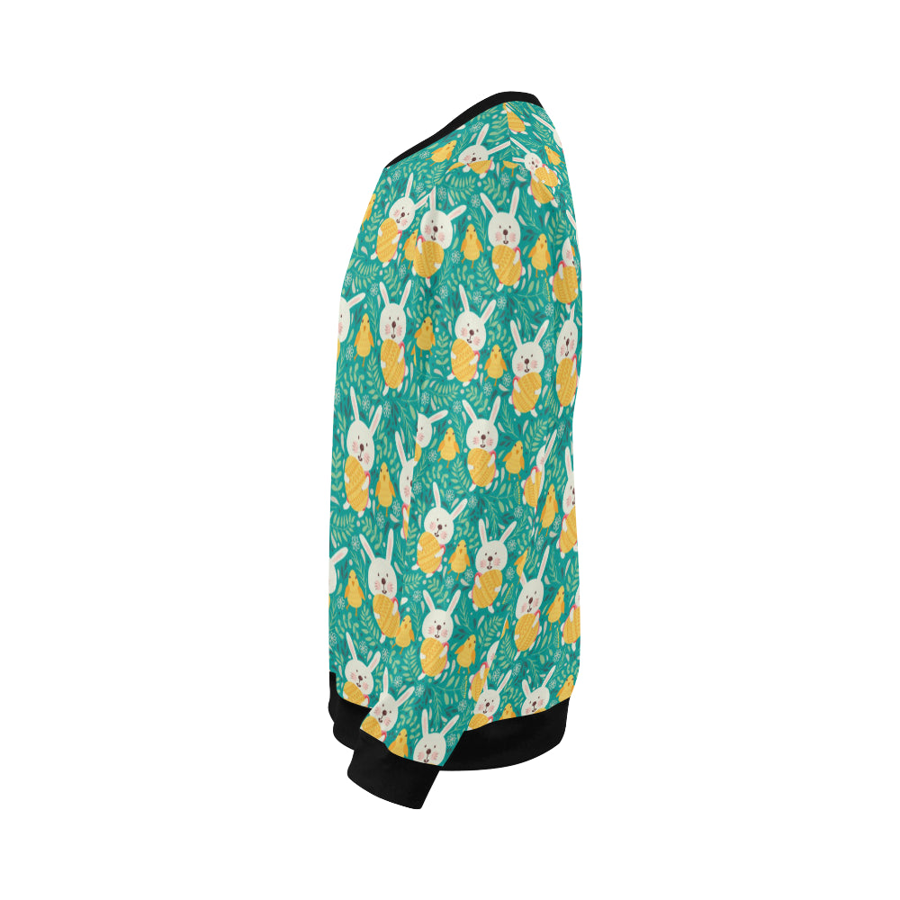 Easter Eggs Pattern Print Design RB02 Men Long Sleeve Sweatshirt