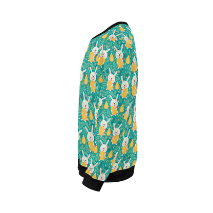 Easter Eggs Pattern Print Design RB02 Men Long Sleeve Sweatshirt