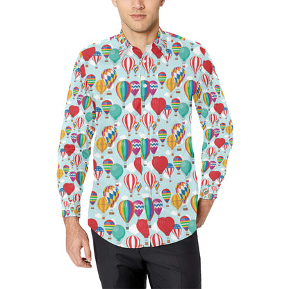 Ballon Pattern Print Design 07 Men's Long Sleeve Shirt