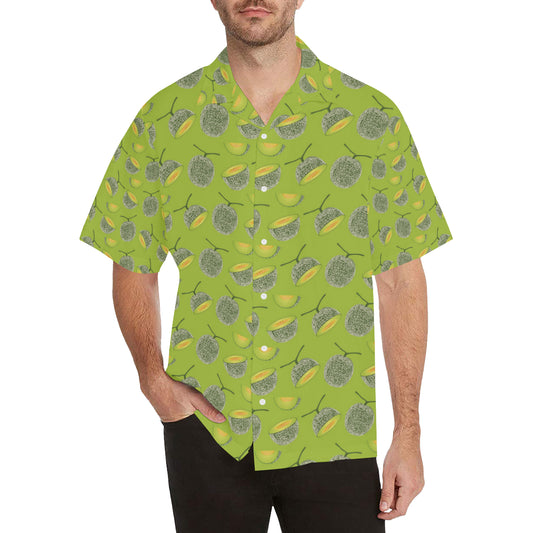 Cantaloupe Pattern Print Design 03 Men's Hawaiian Shirt