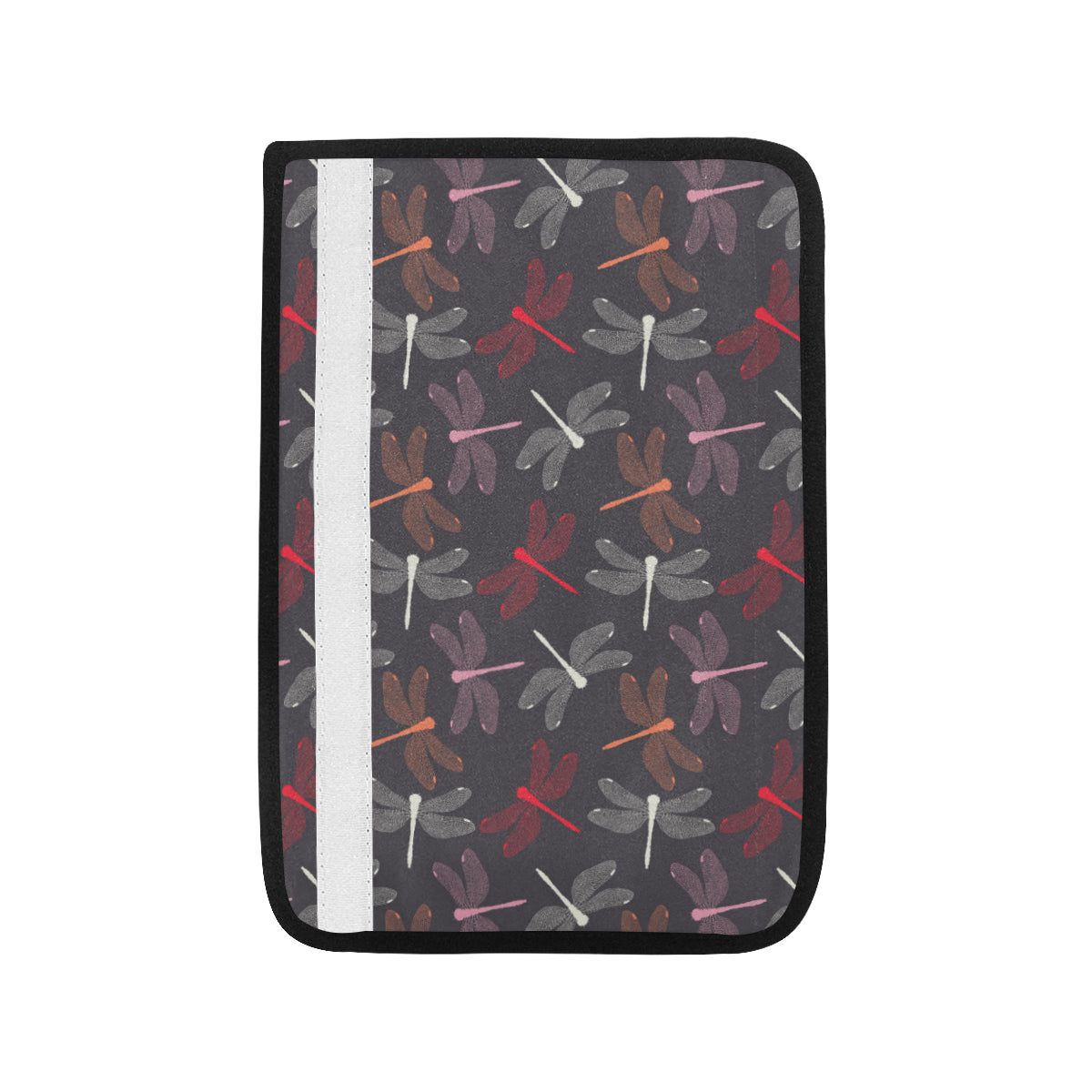 Dragonfly Pattern Print Design 01 Car Seat Belt Cover