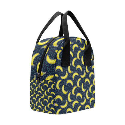 Banana Pattern Print Design BA09 Insulated Lunch Bag