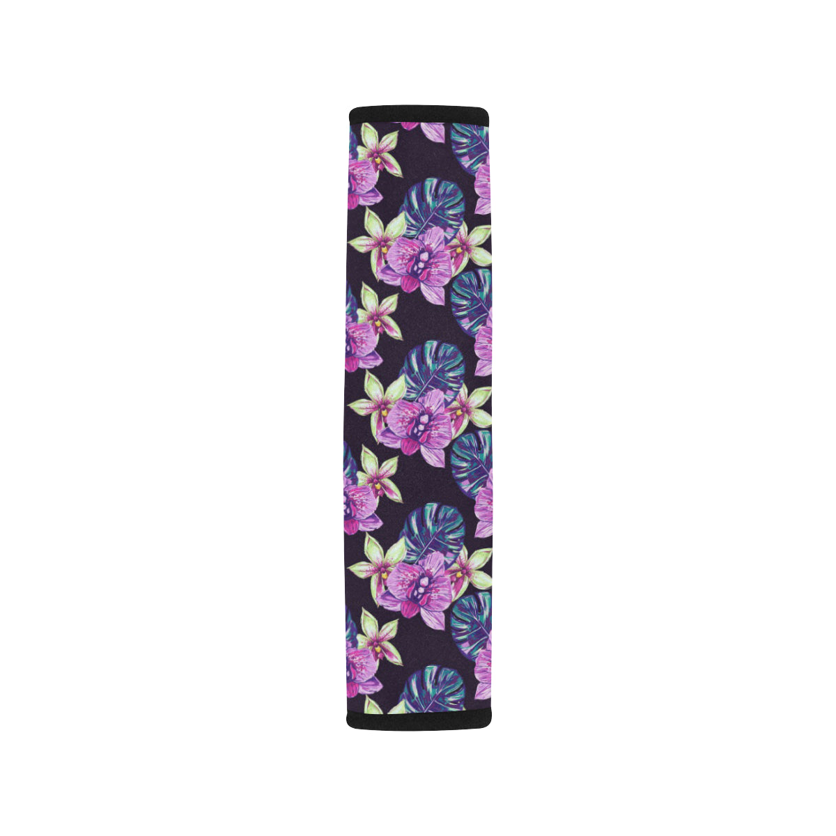 Orchid Pattern Print Design OR010 Car Seat Belt Cover