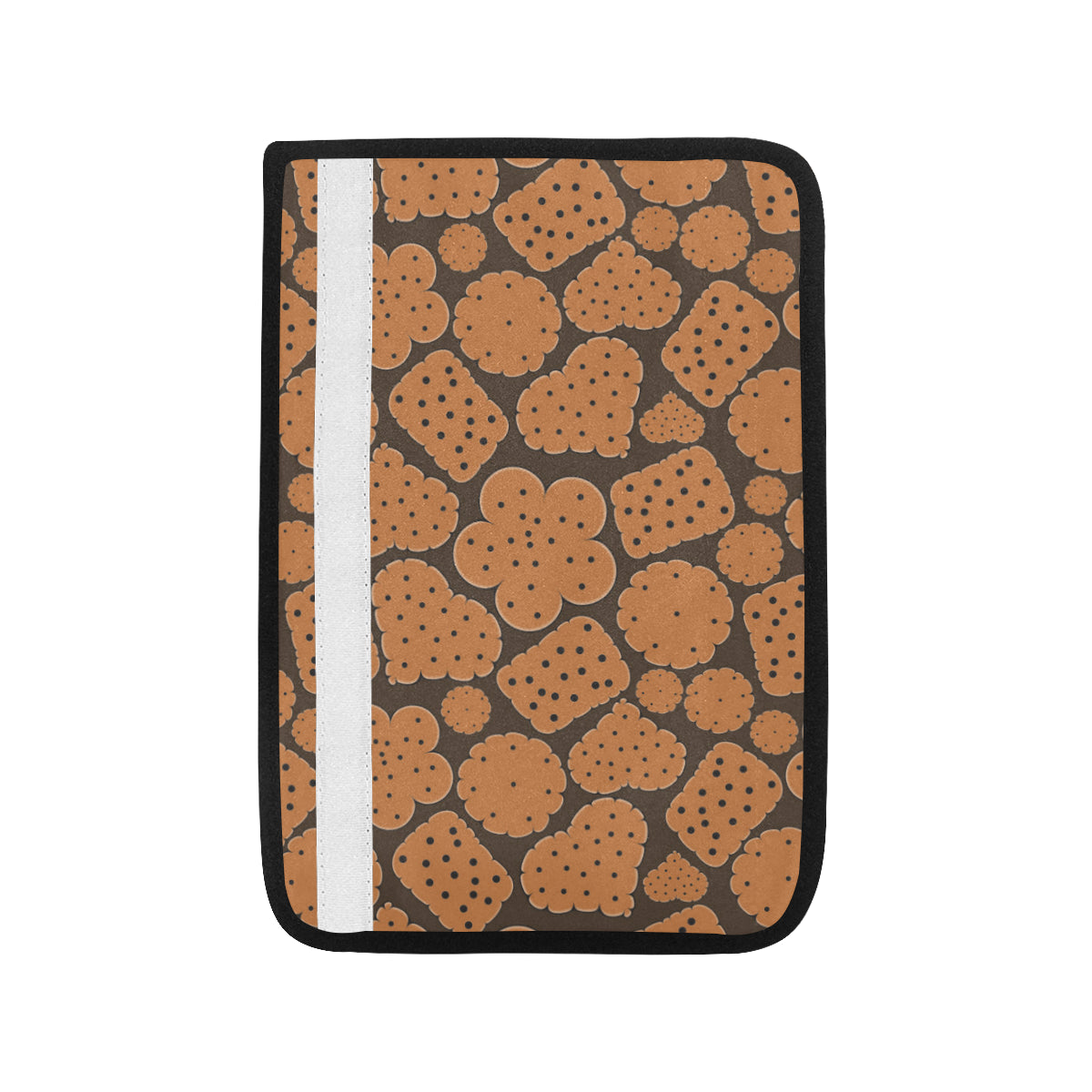 Cracker Pattern Print Design 01 Car Seat Belt Cover