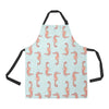 SeaHorse Pattern Print Design 01 Apron with Pocket