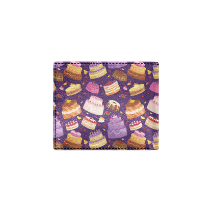 Cake Pattern Print Design 05 Men's ID Card Wallet