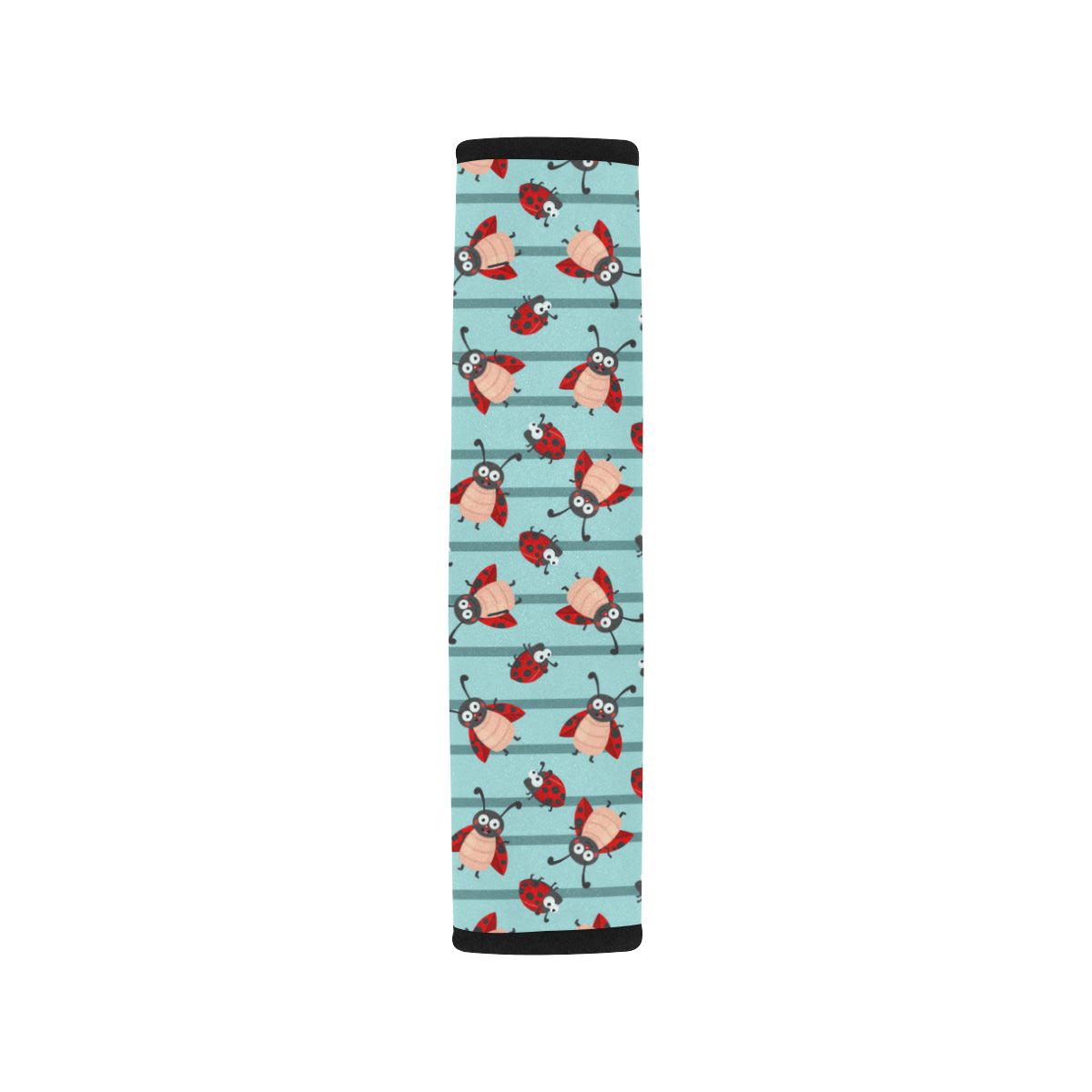 Ladybug Happy Print Pattern Car Seat Belt Cover