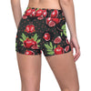 Pomegranate Pattern Print Design PG06 Yoga Shorts