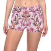 Summer Floral Pattern Print Design SF09 Yoga Shorts