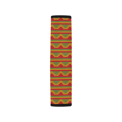 Rasta Reggae Color Print Car Seat Belt Cover