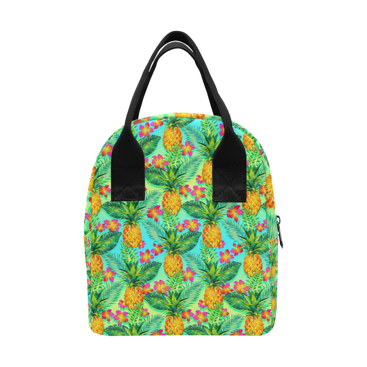 Pineapple Pattern Print Design PP010 Insulated Lunch Bag