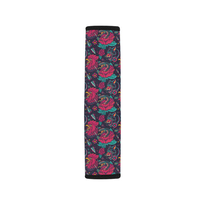 Old School Tattoo Print Car Seat Belt Cover