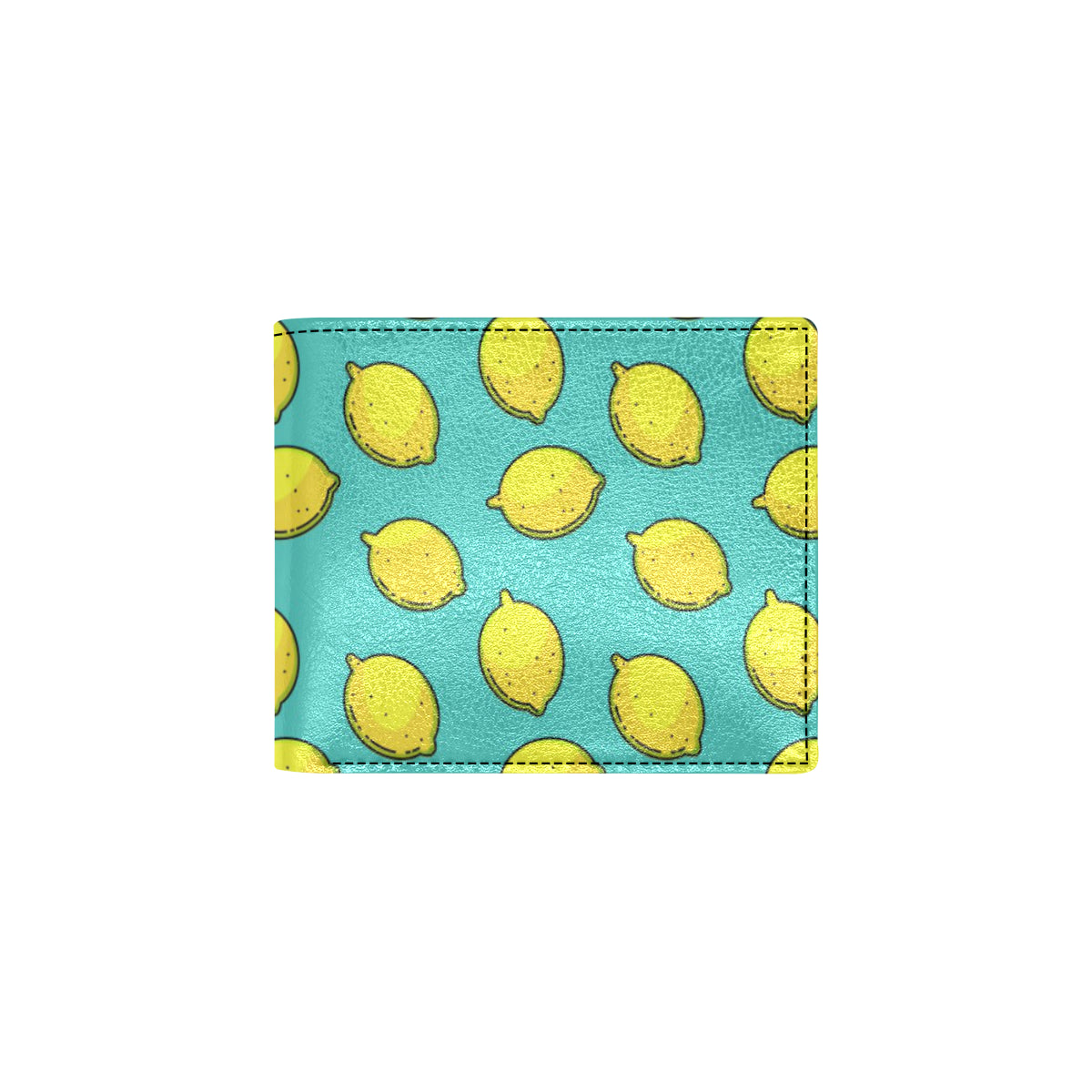 Lemon Pattern Print Design LM04 Men's ID Card Wallet