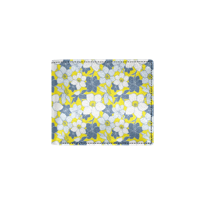 Daffodils Pattern Print Design 01 Men's ID Card Wallet